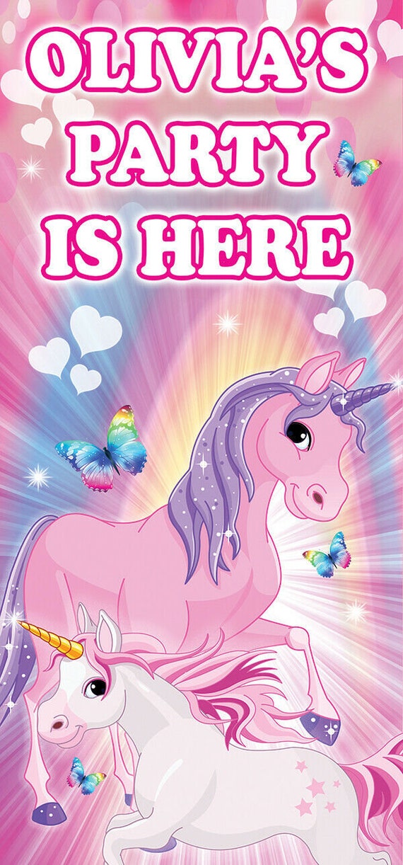 Invito Con Unicorno E Arcobaleno Per Bambina Di 4 Anni | Crea Inviti Personalizzati Di - Foto 14