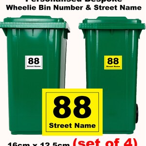WHEELIE BIN NUMBERS Stickers Personalised Disney Tinkerbell House Tink x5 £6.99 - UK