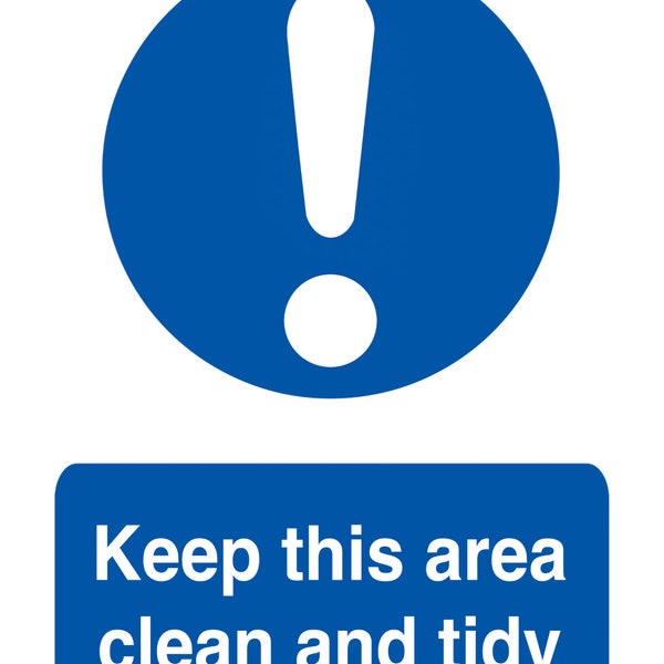 Clean Store Sign Clean Area Sign - Etsy