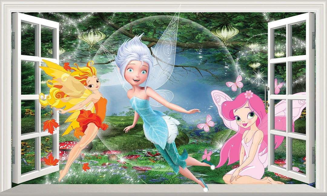 Fairies Fairy Magical Enchanted Forest Decal Adhesive Vinyl Sticker ...