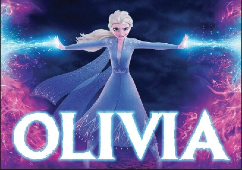 Personalisiertes Frozen Elsa Name Hochauflösendes gedrucktes Etsy