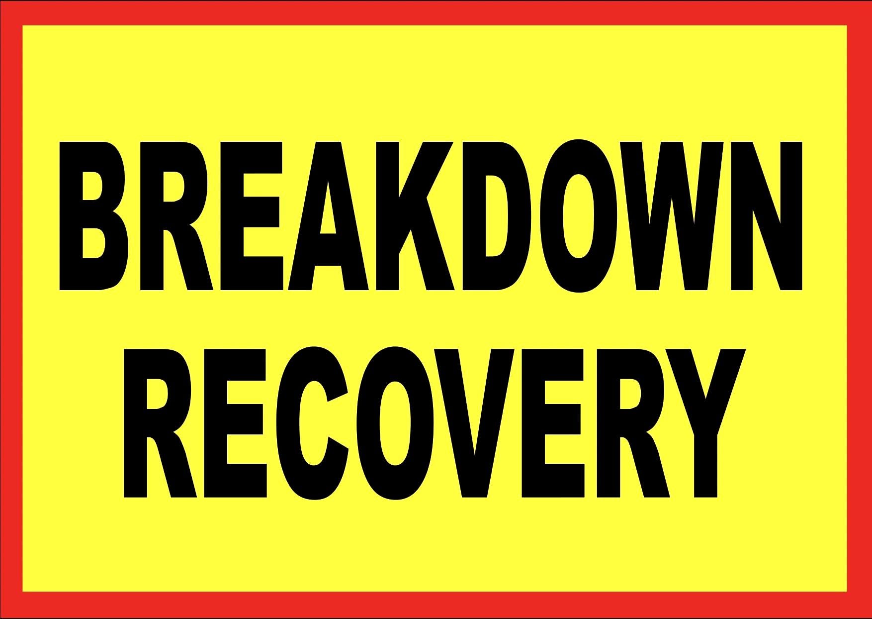 Breakdown Recovery Vehicle External Grade Vehicle Lorry Van Car Signage ...