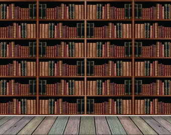 library background wallpaper