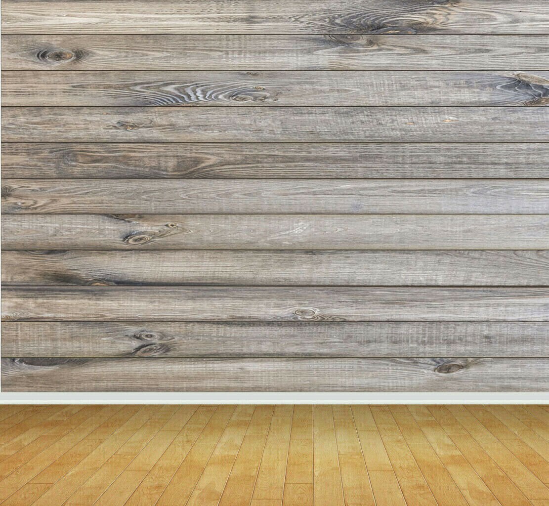 Wood Grain Woodgrain Rustic Wallpaper Mural for Bedroom Business Restaurant Any Room Wall