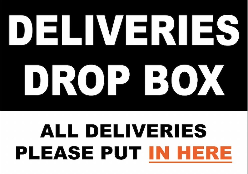 Parcel Packages Deliveries Drop Box Delivery Here Box Business Office ...