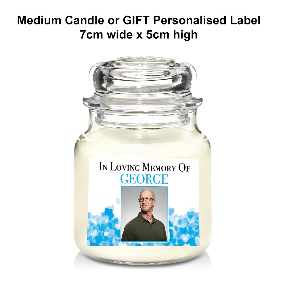 Yankee candle custom photo labels uk