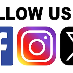 Bespoke Business Company Follow Us On Social Media Twitter Facebook Instagram Adhesive Gloss Vinyl Sticker Decal suitable door, car, van