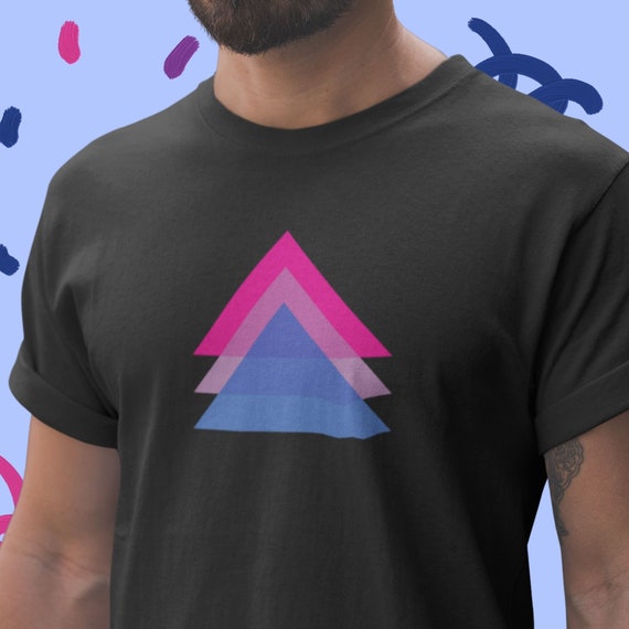Bi Pride Triangle Shirt, Bisexual Pride Gift, Bi Flag Tee T-Shirt Bi Pride Triangle Shirt, Bisexual Pride Gift, Bi Flag Tee T-Shirt