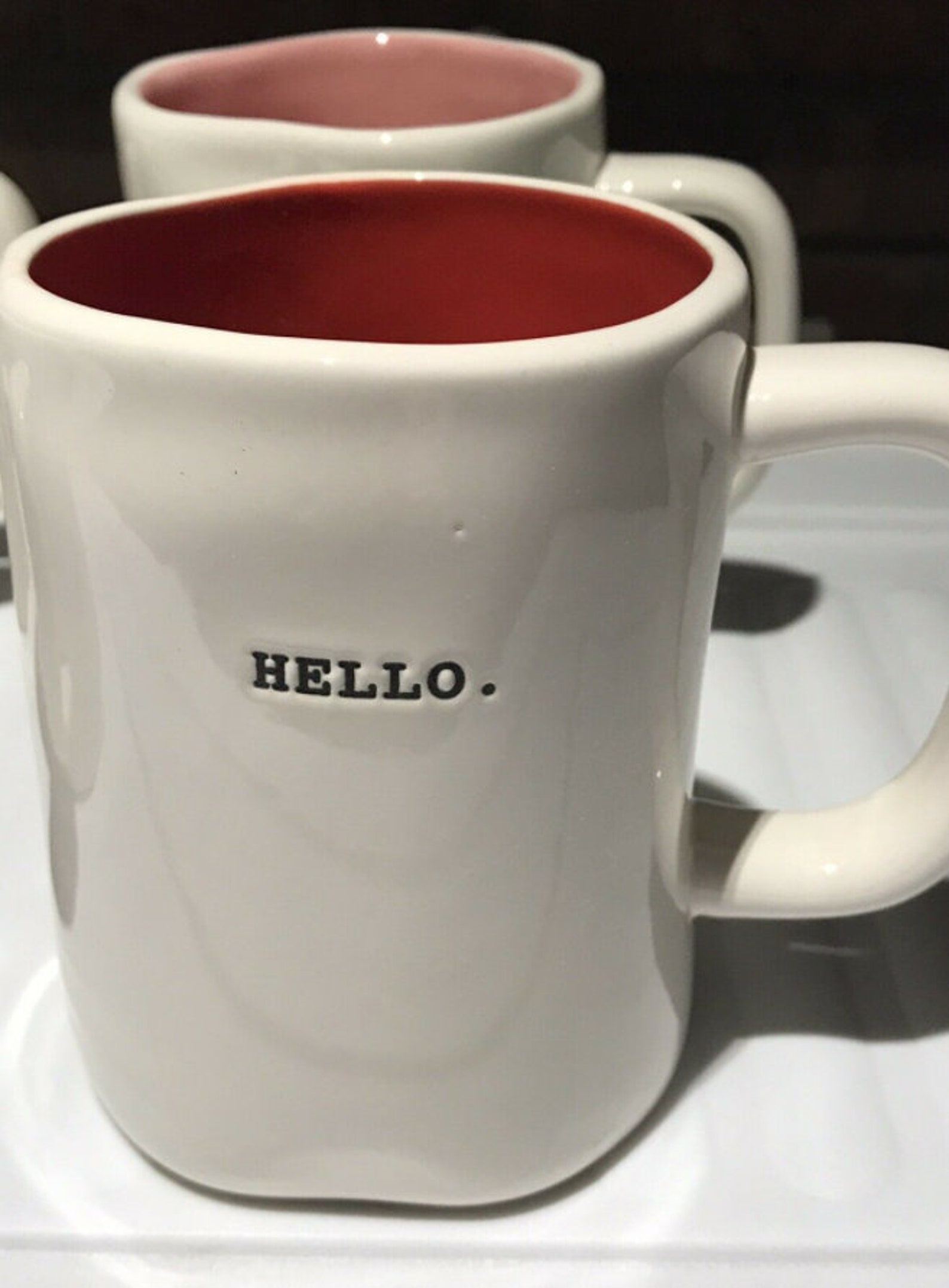 Rae Dunn Cup Mug NEW HELLO Etsy