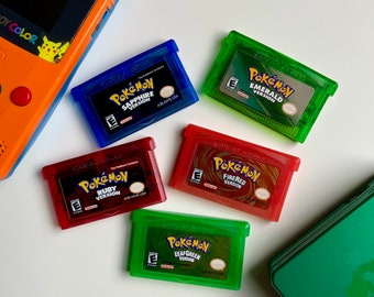 Pokemon Gameboy Games | Emerald, Leaf Green, Ruby, Sapphire, Fire Red, Replica