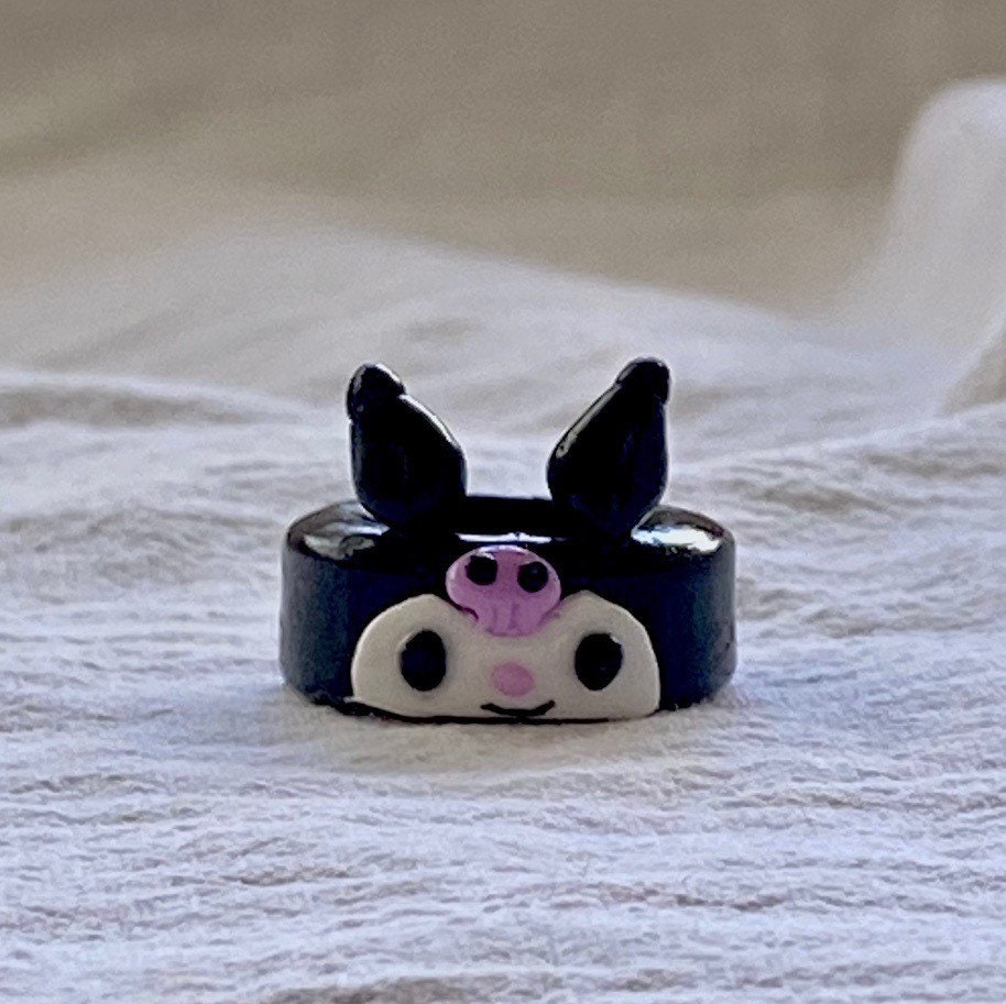 Sanrio collection clay rings KuromiKeroppiMy MelodyHello Etsy