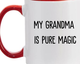 Grandma gift, Ceramic mug, Grandma is magic, Birthday, Favorite grandma, Best grandma gift, Christmas