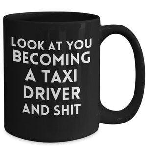 Taxi driver gift, driver mug, driver gift, funny taxi driver, Birthday, New taxi driver, driving mug, Driving cabs, Dad, Appreciation