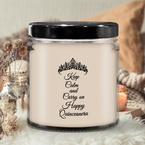 Candle gift Quinceanera ,Quinceanera, Quinceanera gift, Feliz Quinceanera gift, Happy 15th birthday girl present, Mis 15 Anos, Daughter