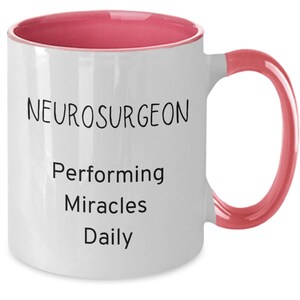 Neurosurgeon gift, Funny Neurosurgeon, Gift for neurosurgeon, Neurosurgeon mug,  Gift for neurosurgeon her, Miracle surgeon, Thank you gift