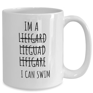 Funny life guard gift, Lifeguard coffee mug, Lifeguard gift, Life guard mug, Emergency responder gift, Pool safety gift, Rescue team mug