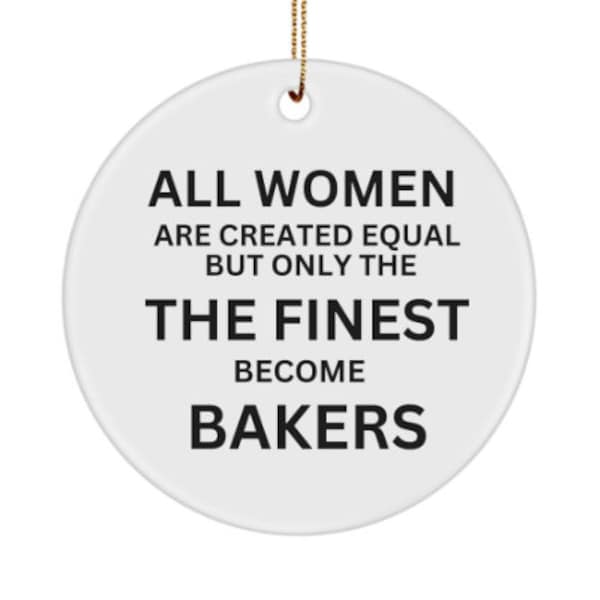 Baker Ornament, Star Baker, Chefs gift, Cooks keepsake gift, Baker's gift, New baker, New Bakery, MasterChef, Finest Baker, Graduation