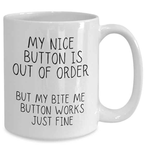 Reception desk gift, Customer service, Public relations, Receptionist joke, Nice button, Office coworker, Sarcastic, Birthday mugs, Mothers