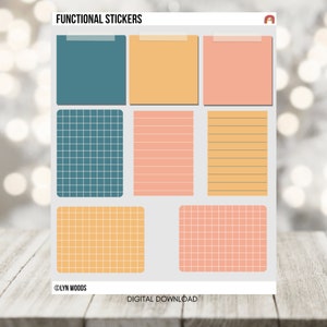 Digital Stickers Goodnotes Digital Stickers, Functional Digital Stickers GoodNotes Stickers, Digital Planner Stickers, PNG Stickers