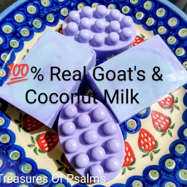 Children's Goats/Coconut Milk All-Natural Soap. Great for eczema, diaper rash, heat rash, dry skin and more!