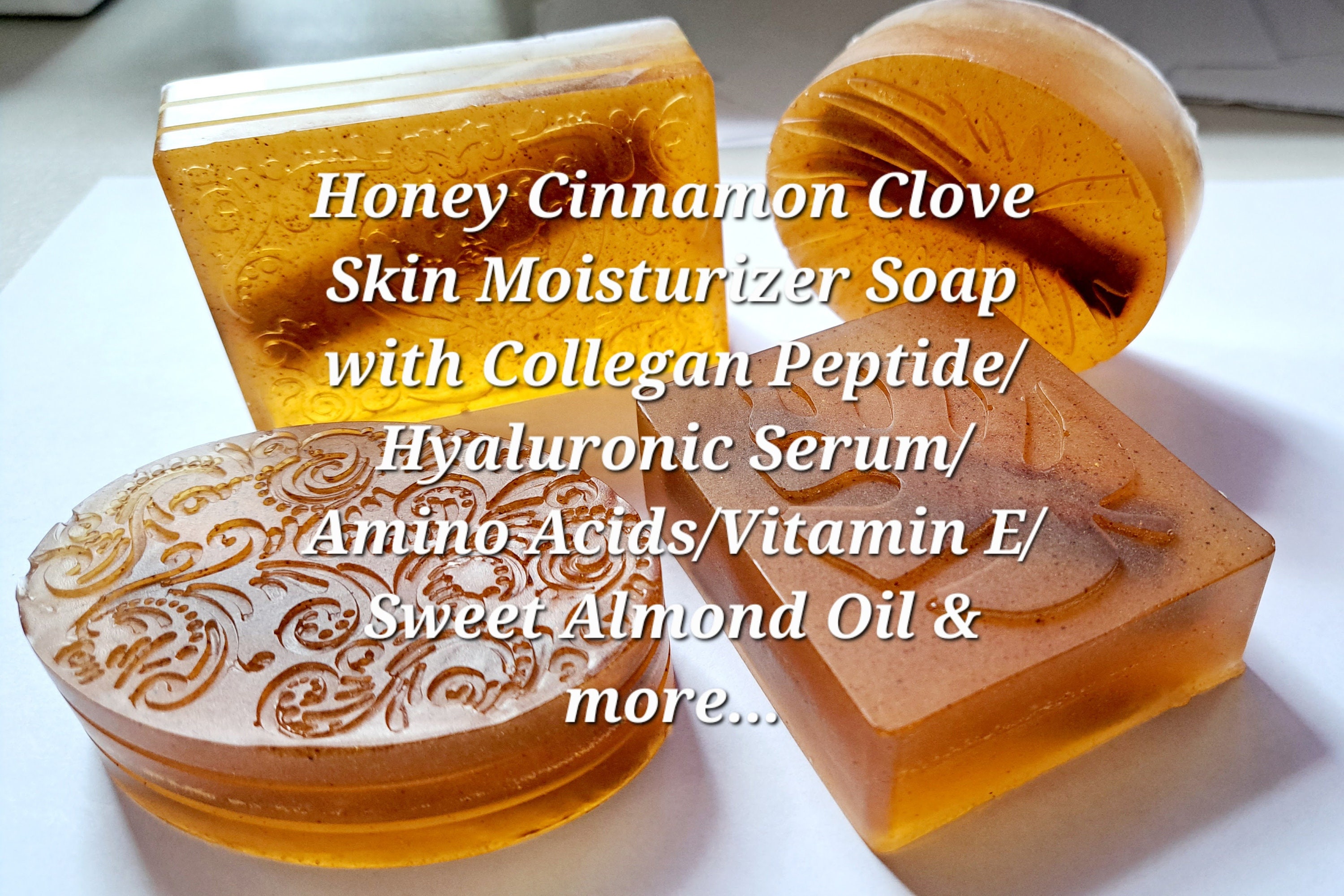 24K Gold Infused Clove Water Facial Bar 100 NATURAL Helps With Aging