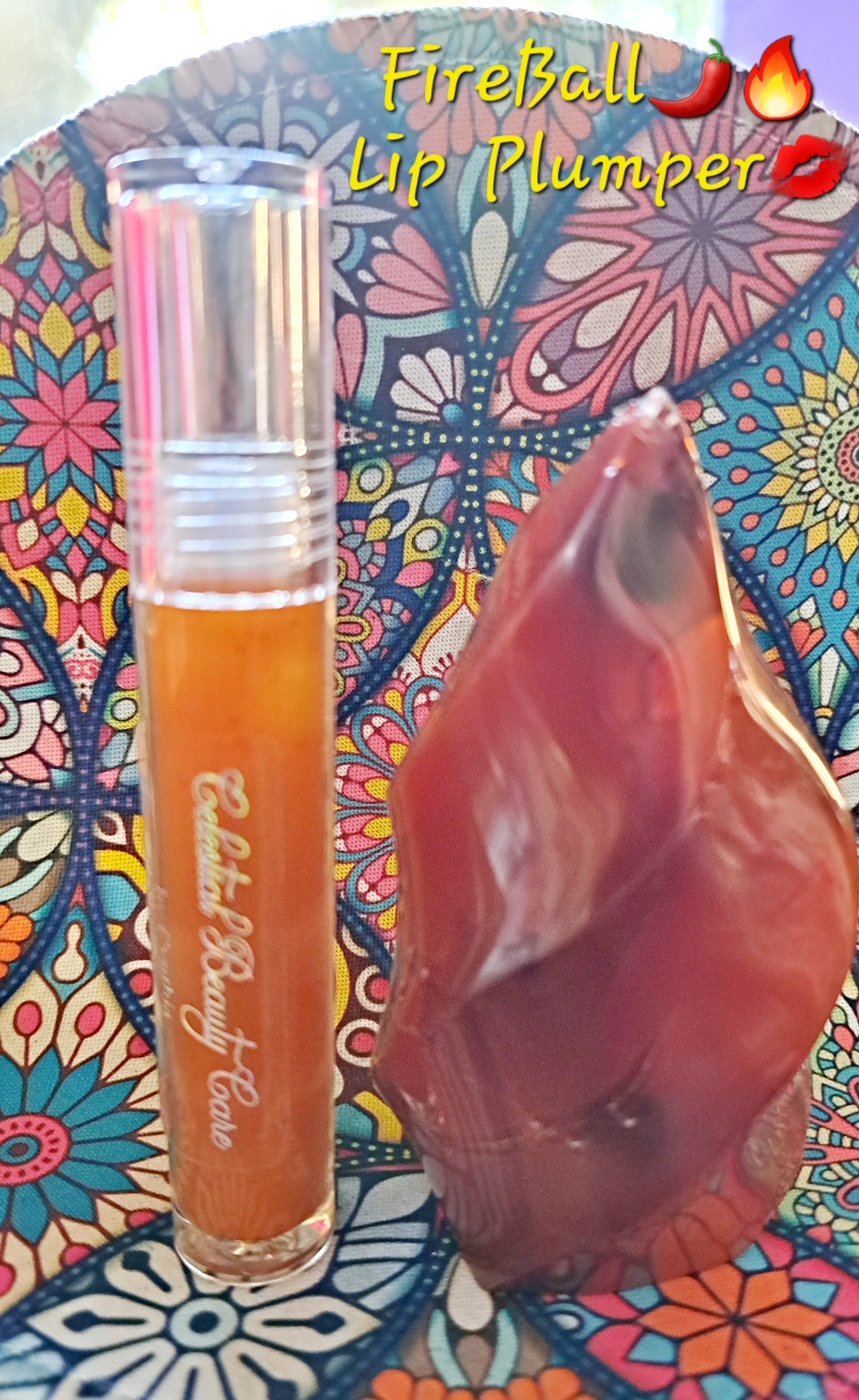 Fireball Organic Lip Plumper Made With Real Cayenne Pepper/collagen