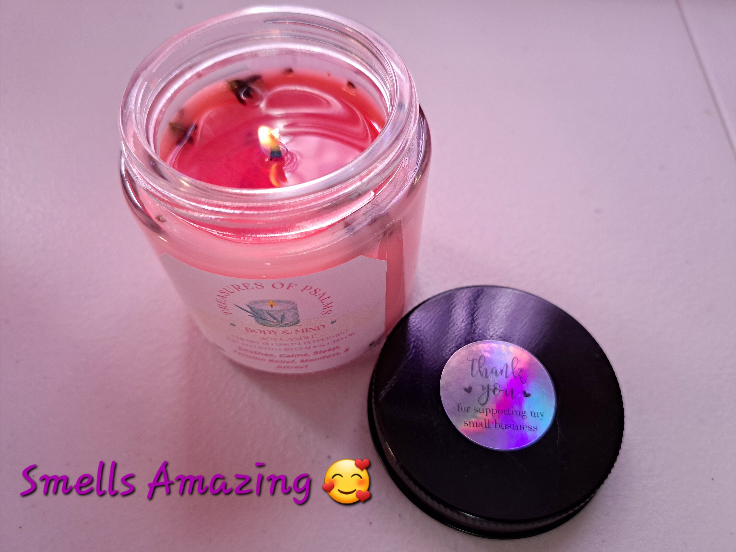 Crystal Infused Mini Candlescalm/soothe/relieve Stress/aroma Therapy/attract/sleep Etsy