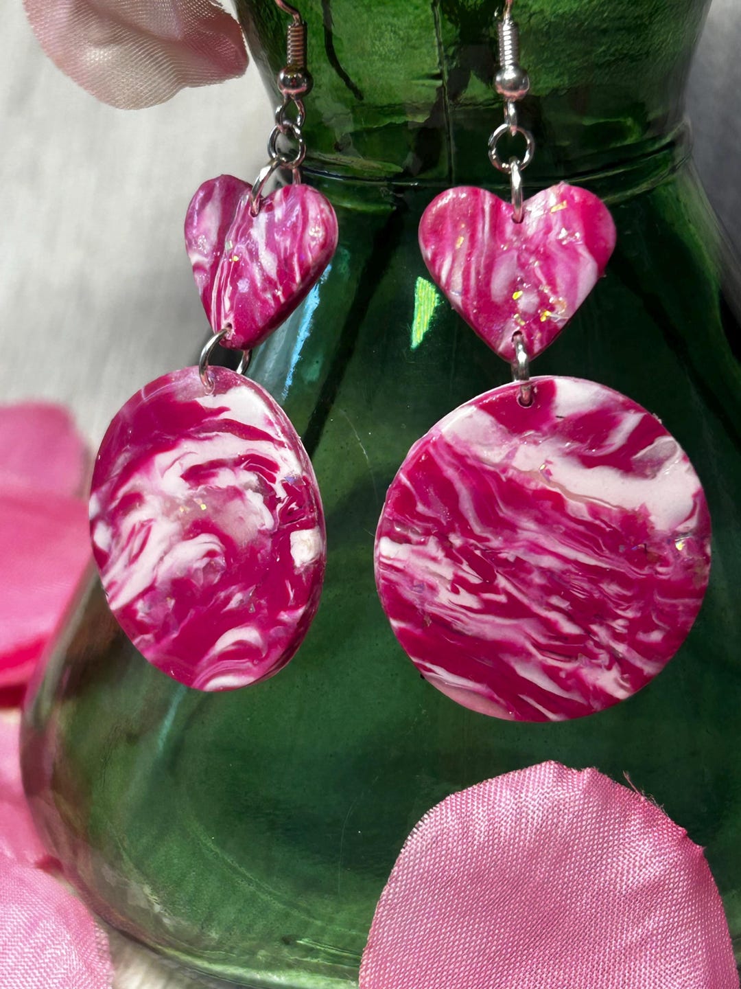 MARIANA BRCLT-RG- PINK PAVE HEART main image 1
