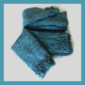 Claires Outlander Inspired Pursuit Of Craigh Na Dun Light Green Arm Warmers fingerless gloves Ready to Ship