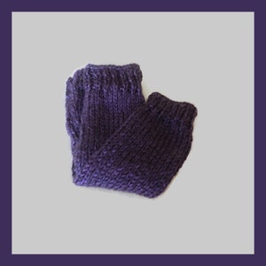 Claires Outlander Inspiriert das Streben nach Craigh Na Dun Lila Armstulpen fingerlose Handschuhe Versandfertig
