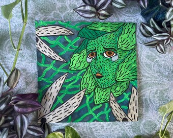 The Giver Art  | Sad Plant Face, Scissors