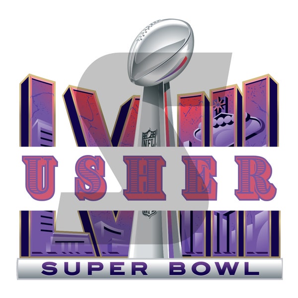 Halftime, usher, png, sublimation, instant download, super bowl