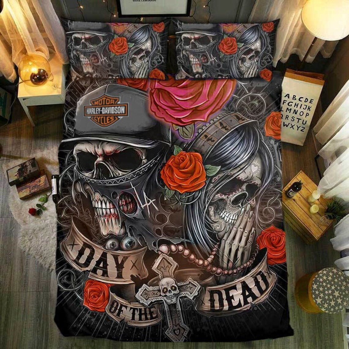 Harley Davidson Bedding SetHarley Davidson Duvet Covers Etsy