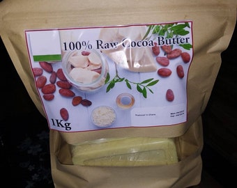 100% Raw Cocoa butter from Ghana
