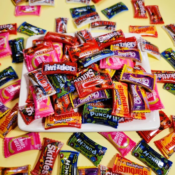 【福袋セール】の商品 10 Sour of Flatbacks Resin DIY – Charms Candy Movie Mini バッグ