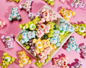 Care Bear Resin Charms: Decoden DIY Crafts, Jewelry Making