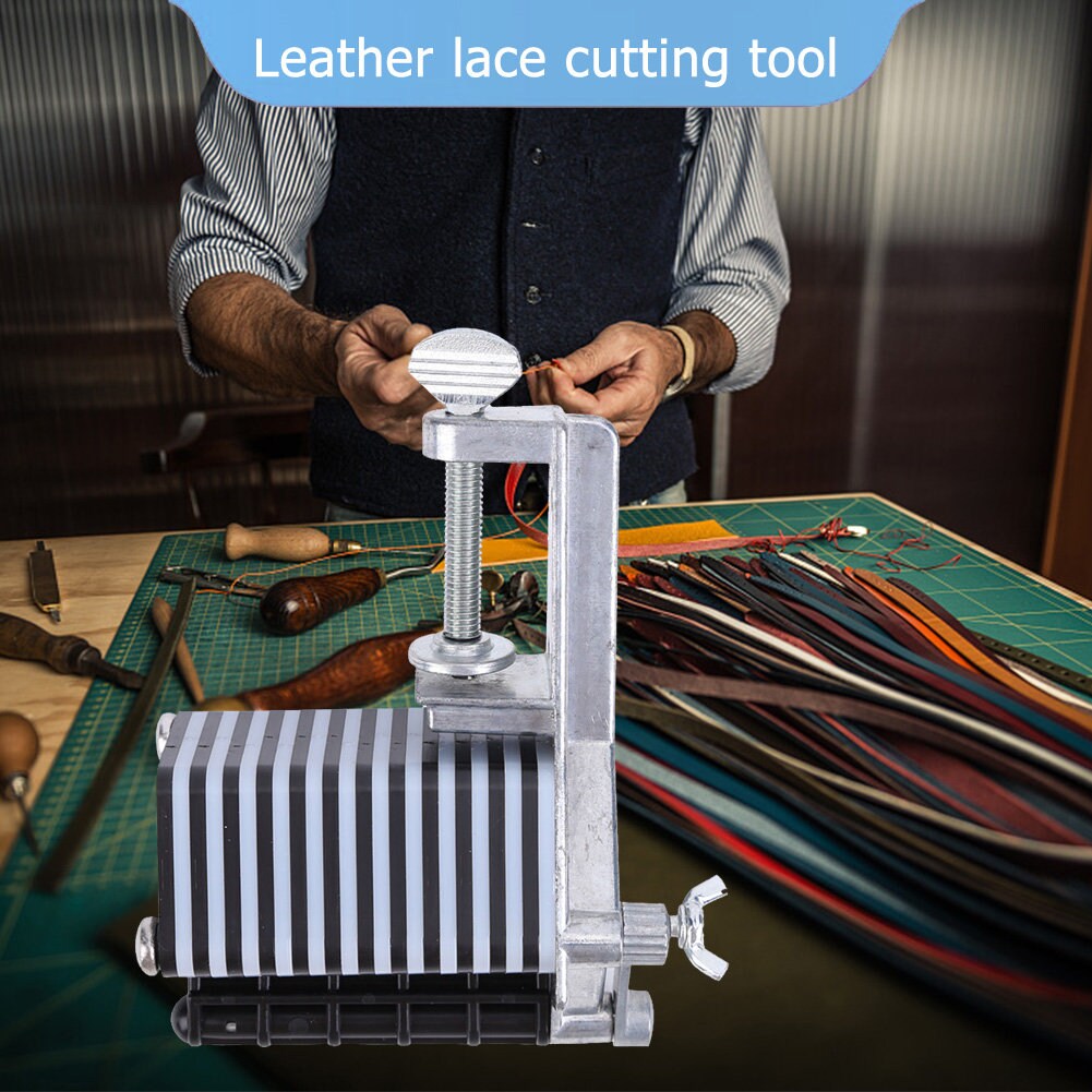 Leather Table Top Cutter Lace Strip Braiding Fringe Belts Cutting