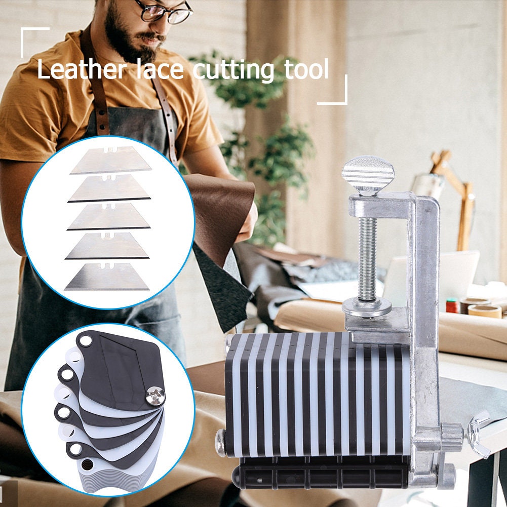 Leather Table Top Cutter Lace Strip Braiding Fringe Belts Cutting Machine Leathercraft Knife