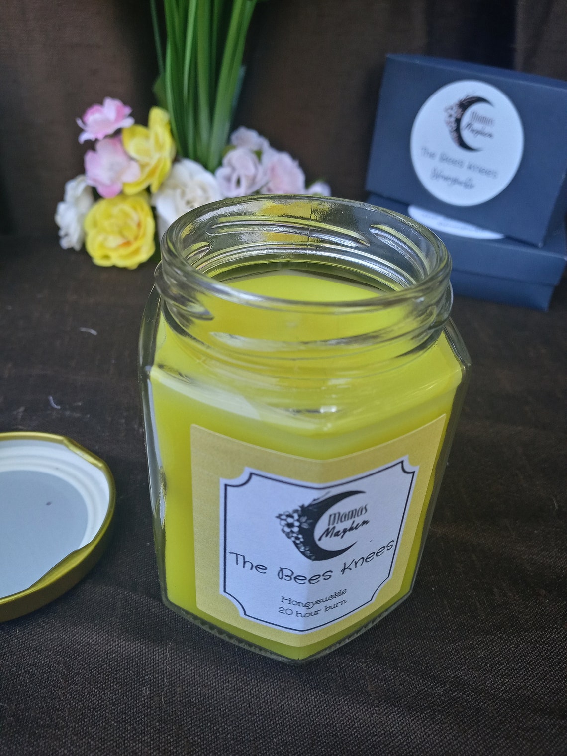 The Bee's Knees candle Etsy