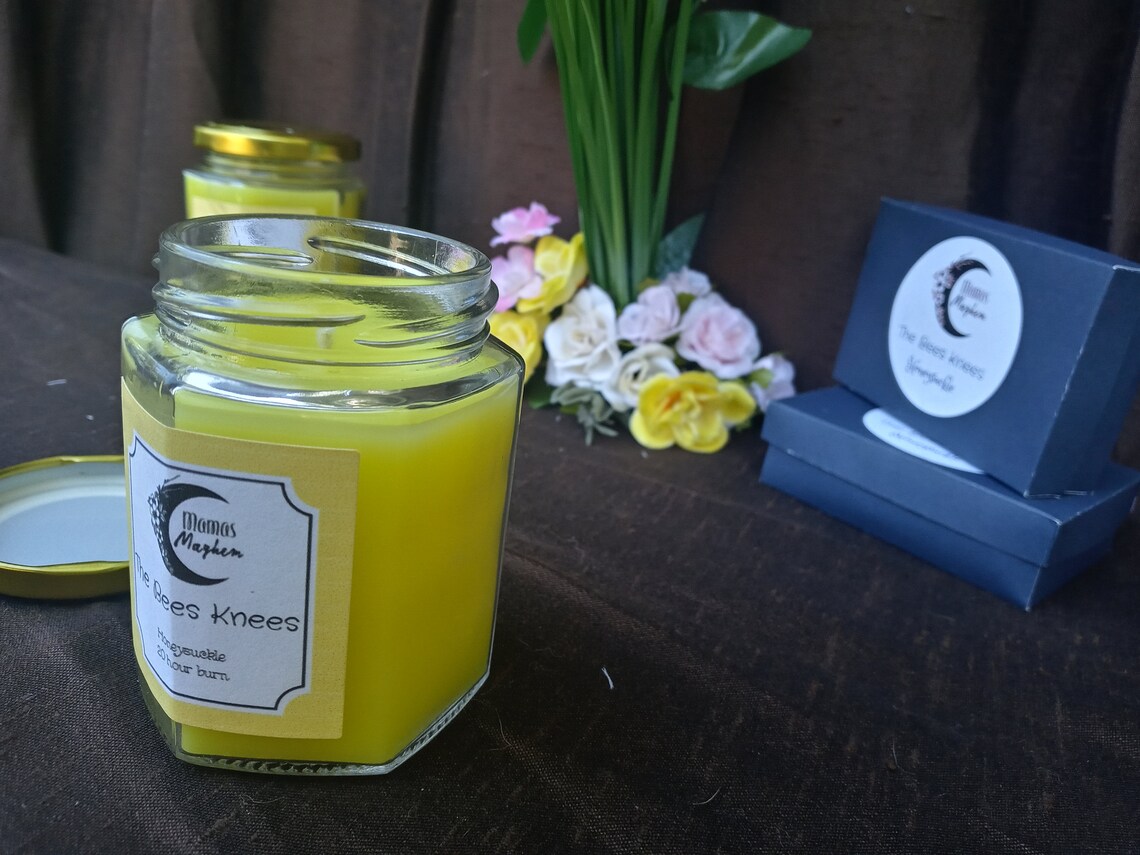 The Bee's Knees candle Etsy
