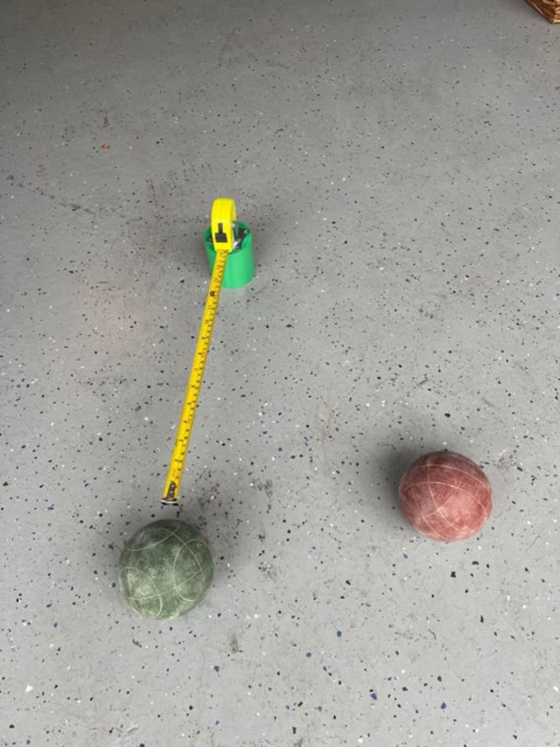 Bocce Ball Measuring Device 8 Oz Clear Cup Swivel Caster Etsy