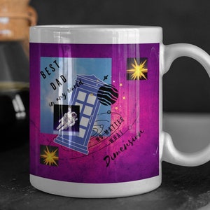 Mug Best Dad Universe Ceramic- Tasse à café - Blanc 11 oz
