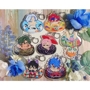 Sk8 Anime Pool Floaty Keychains