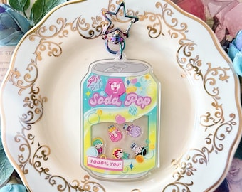 Korean Pop Demonic Killers Sad Ya Boys Soda Shaker Keychain