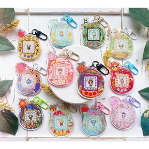 Pirate Anime Tamagotchi Keychains