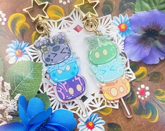 Genshin Slime Dango Keychains