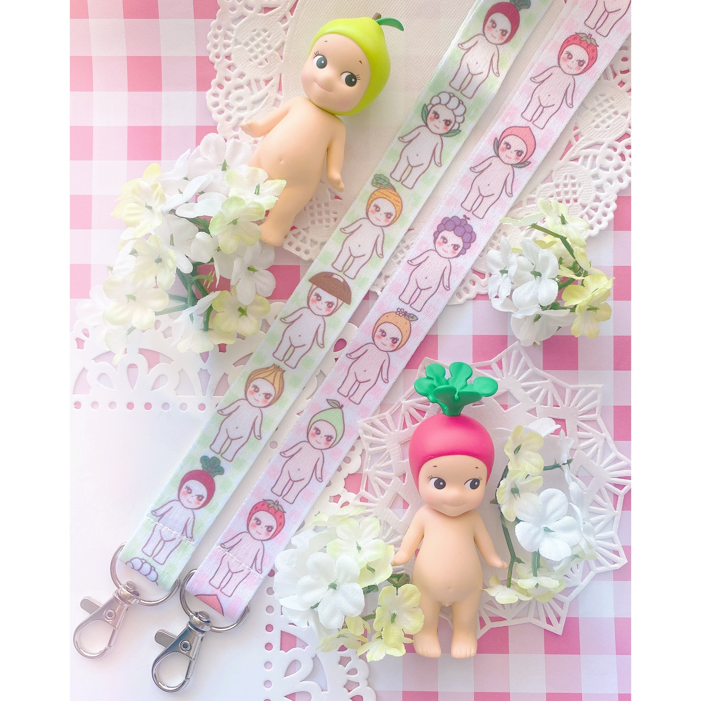Sonny Angel Fruits and Veggies Lanyards