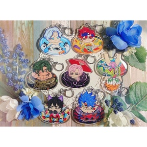Sk8 Anime Pool Floaty Keychains