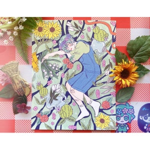 Omori Basil&#39;s Garden Print