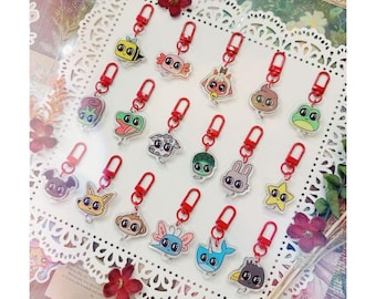 Cult of the Lamb Build Your Cult Chain Keychains